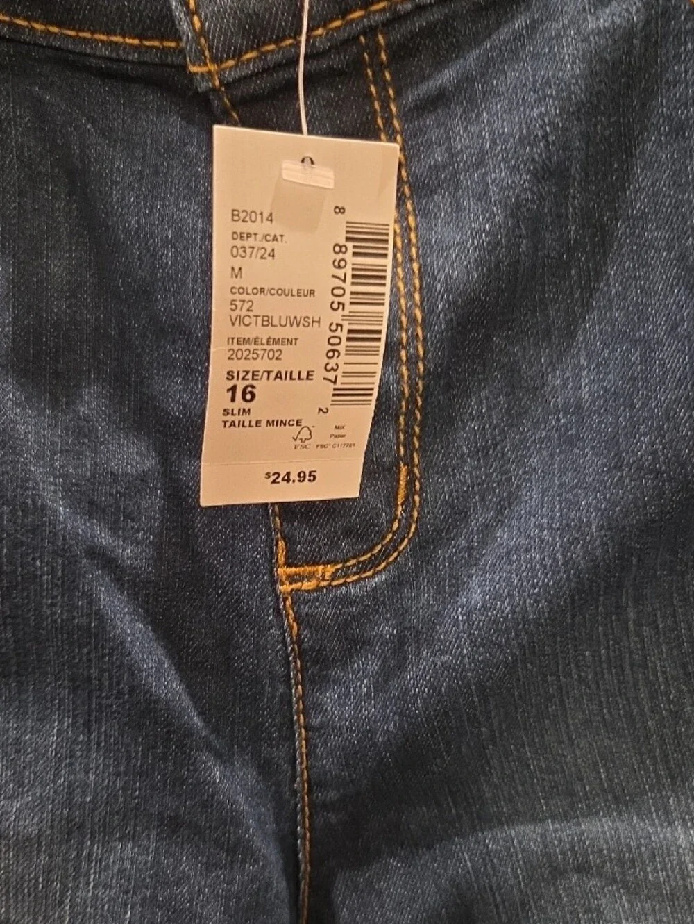 The Children's Place Indigo Blue Slim Jeans